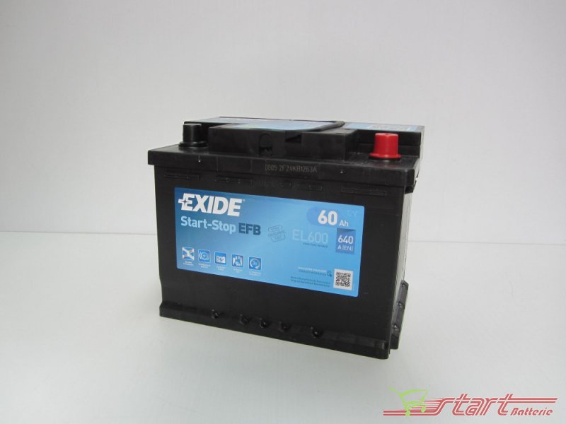 Exide 60Ah EL600 L2 EFB